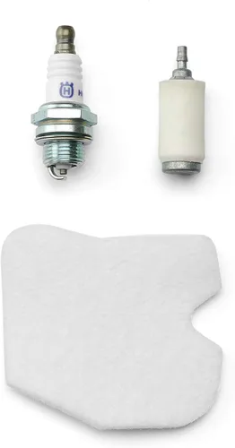 Vista 2 de Husqvarna 599334101 Kit de mantenimiento para motosierras 120 II Includes Spark Plug, Fuel Filter, And Air Filter, Easy-To-Install Kit Keeps