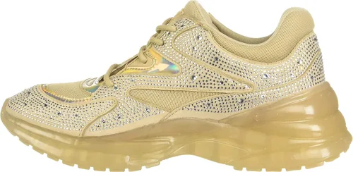Vista 8 de GUESS Zapatos deportivos Circa para mujer Claro Natural 110