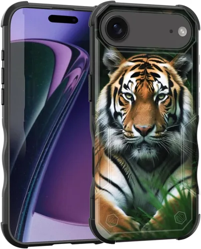 Vista 154 de Funda para iPhone Air, [doble capa] [protección contra caídas de grado militar de 10 pies] Funda resistente a prueba de golpes para iPhone Air