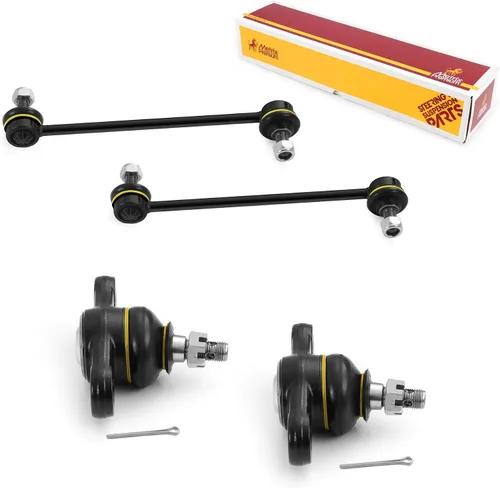Vista 111 de Metrix Premium Chassis Parts - Juego de 4 piezas de articulación de rótula superior y barra estabilizadora delantera para Ford Ranger RWD 1998-2011