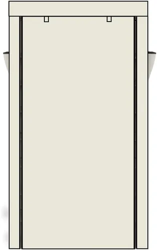 Vista 5 de Zapatero de 10 capas de tela no tejida con cubierta a prueba de polvo, armario organizador de zapatos (34 x 11 1/8 x 60 7/8)" / (86 x 28 x 158) cm