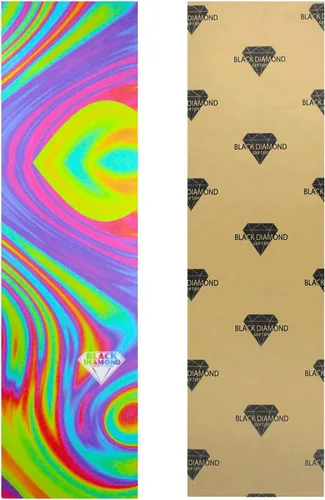 Vista 7 de Black Diamond Grip Hoja de cinta adhesiva gráfica para monopatín de 9" x 33" Cinta adhesiva Pro Grip