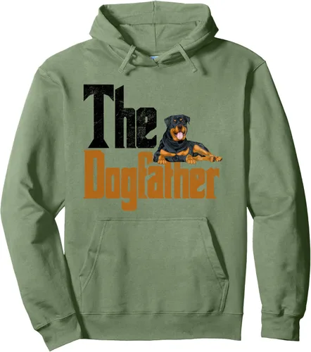 Vista 7 de Rottweiler - Sudadera con capucha para perro, papá, perro, perro, papá, padre y rottie
