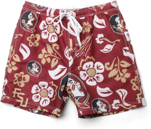 Vista 20 de Wes and Willy NCAA Traje de baño floral para hombre