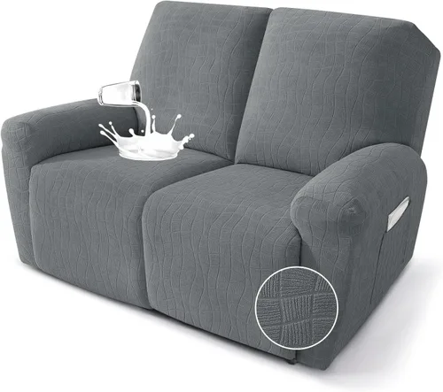 Vista 26 de MAXIJIN Fundas impermeables para sillas reclinables pequeñas de 3 piezas, fundas reclinables que se mantienen en su lugar, fundas reclinables Lazy
