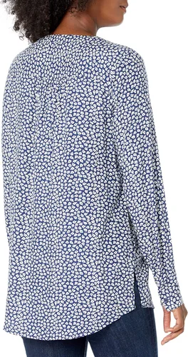 Vista 3 de Tienda Essentials - Blusa tejida de manga larga para mujer