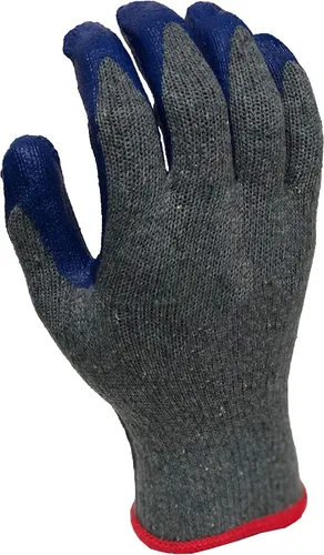 Vista 3 de G & F Products 150 pares de guantes de punto con palma sumergida en látex de grado económico, guantes de trabajo con revestimiento de nitrilo