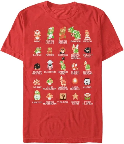 Vista 9 de Nintendo Camiseta para hombre Negro