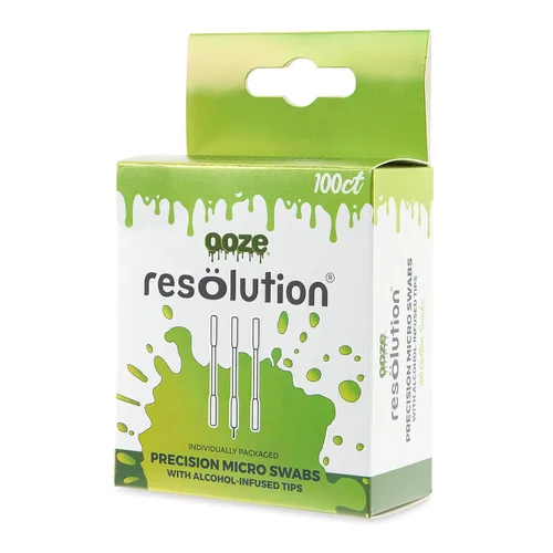 Vista 4 de Ooze Resolution - Hisopos de algodón con alcohol, bastoncillos de algodón rellenos de alcohol para frotar, microhisopos de precisión súper delgados