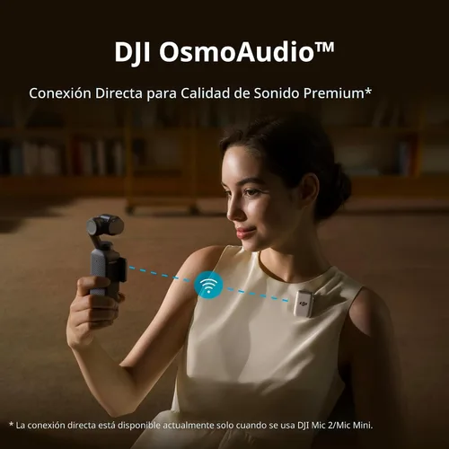 Vista 6 de DJI Osmo Pocket 3 Creator Combo, cámaras de vlogging con CMOS de 1 pulgada, cámara de vlog 4K/120fps, estabilización de 3 ejes, seguimiento