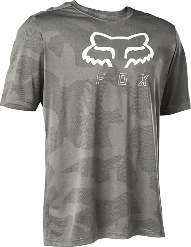 Vista 10 de Fox Racing Jersey Ranger Tru Dri SS para bicicleta de montaña para hombre Verde oliva