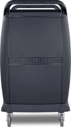 Vista 2 de Carlisle Carro de servicio de transporte y limpieza, 300 lb. de capacidad, L, Negro, 1