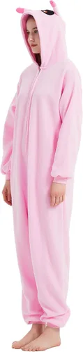 Vista 2 de III HHONS Animal Onesie Adult Women Men Halloween Pajamas Costume Cosplay Sleepwear Onesies