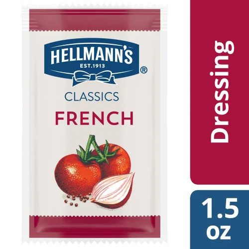 Vista 7 de Hellmann's Classics - Paquetes de aderezo francés para ensaladas, 1.5 onzas
