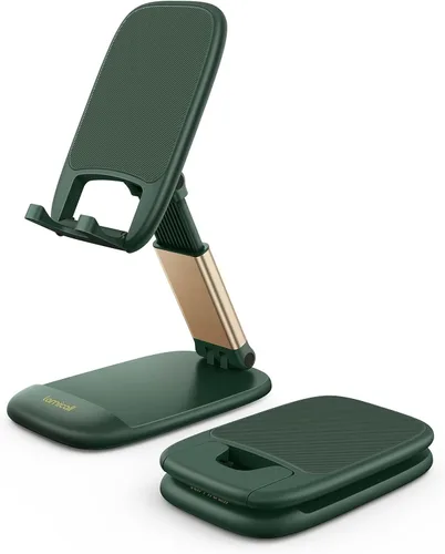 Vista 12 de Lamicall Soporte de teléfono celular para escritorio, soporte de teléfono 1-negro