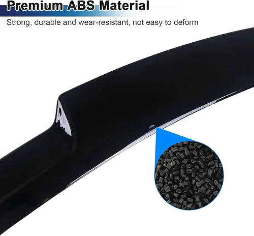Vista 7 de Alerón para maletero compatible con Honda Accord 10ª generación 2018 2019 2020 2021, alerón para labio de maletero con plástico ABS para sedán de 4