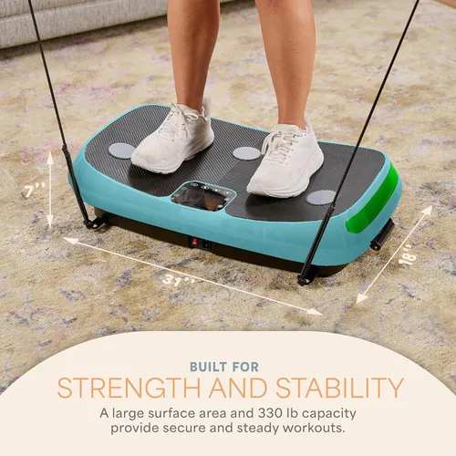 Vista 13 de [Usado] Lifepro Rumblex - Máquina de ejercicio con placa de vibración curvada 4D