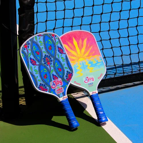 Vista 8 de 4Joy Pala de pickleball Premio - Fibra de carbono T700, núcleo de 0.63 pulgadas, aprobada por USAP