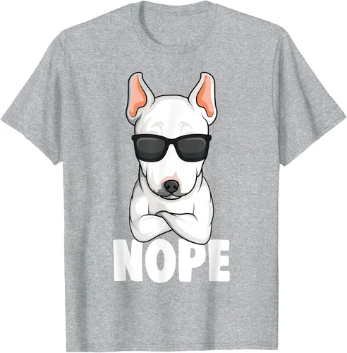 Vista 37 de Camiseta de perro Bull Terrier para niños y mujeres, Negro