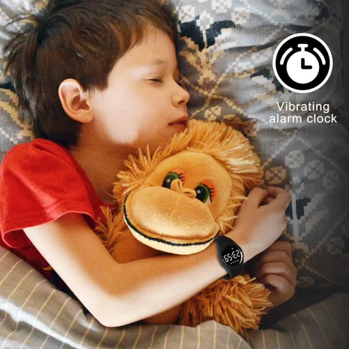 Vista 3 de NN BEN NEVIS Reloj digital para niños y niñas, reloj deportivo con rastreador de fitness, reloj despertador, cronómetro, sin aplicación y resistente