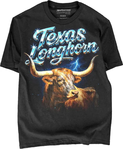 Vista 28 de Camiseta de Heavy Metal de los 80s con Animal en Negro - 100% Algodón - para Hombre y Mujer