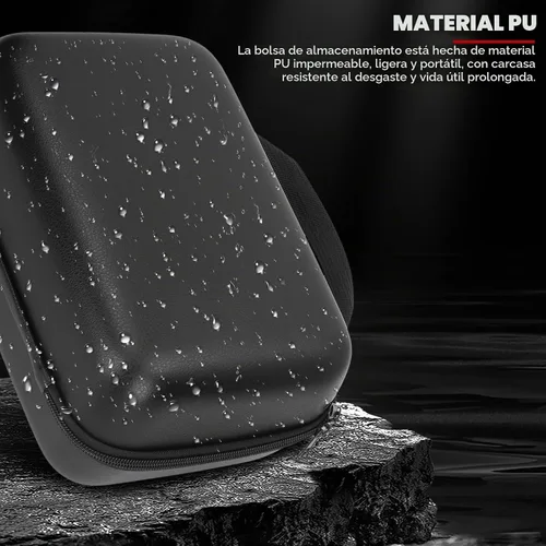 Vista 4 de Estuche de herramientas rígido, 10x8x4 pulgadas EVA Hard Shell Tool