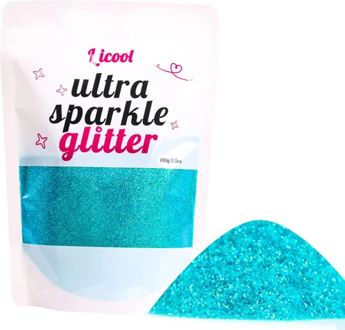Vista 11 de Purpurina fina holográfica, 3.5 onzas / 3.5 onzas, paquetes de polvo de purpurina extrafina para resina, purpurina artesanal para vasos, fabricación