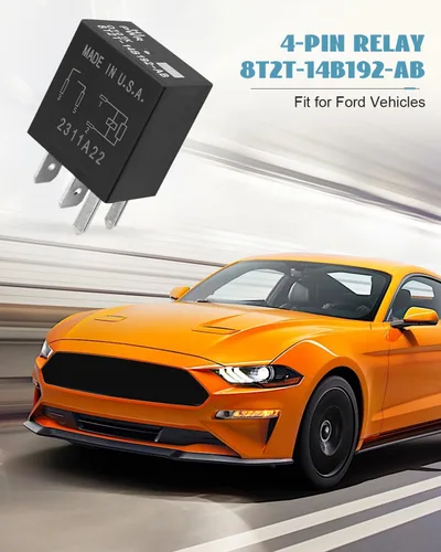 Vista 2 de Relé automotriz enchufable de 4 pines apto para vehículos Ford Select