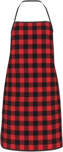 Vista 4 de Delantal para mujeres y hombres, delantales de cocina con bolsillo para cocinar, hornear, jardinería, parrilla, barbacoa