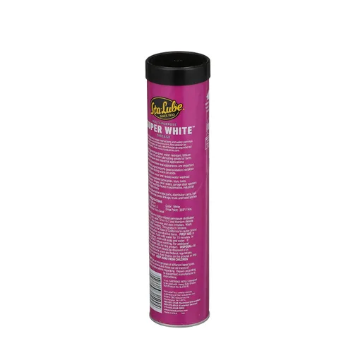 Vista 2 de Sta-Lube Super White - Grasa de litio multiusos SL3150-14 Wt Oz. Cartucho, grasa duradera y multiusos