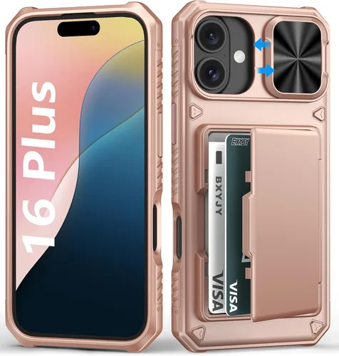 Vista 53 de BXYJY Funda tipo cartera para iPhone 15 Pro, tarjetero (4-5 tarjetas)
