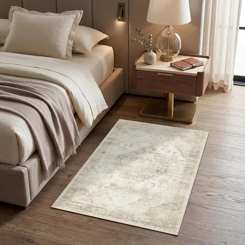 Vista 2 de Garvee Alfombra vintage Beige