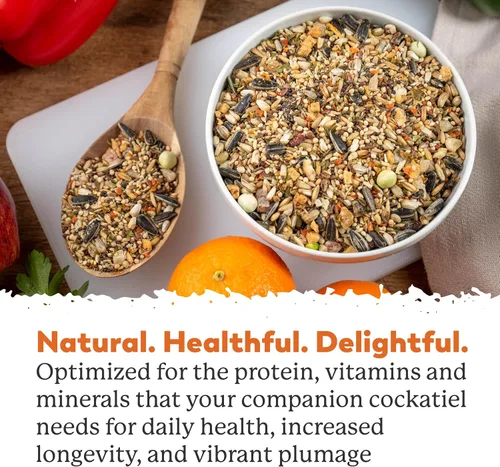 Vista 6 de Dr. Harvey's Mezcla de cacatúa colosal, comida diaria totalmente natural para cacatúas (4 libras)