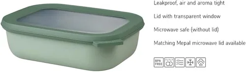 Vista 2 de Mepal Juego de 3 piezas Cirqula Multi Bowl - Contenedor de almacenamiento de alimentos con tapa - Adecuado como caja de almacenamiento hermética