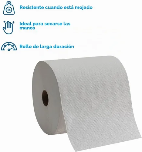 Vista 2 de Marathon - Rollo de toallas de papel dispensador (700 pies, 6 rollos)