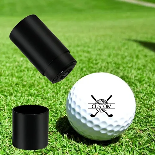 Vista 6 de xrlsg Sello de pelota de golf personalizado, sello de pelota de golf con nombre y monograma, regalos para golfistas, papá, marido, novio. Plantilla
