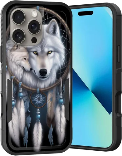 Vista 163 de Funda para iPhone Air, doble capa híbrida resistente resistente a prueba de golpes de policarbonato duro + funda protectora de silicona suave