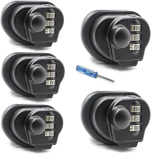 Vista 8 de RioRand Upgraded 3-Digit Combination Trigger Lock Resettable Gun Lock Firearm Safety Lock Compatible with Pistols Handguns Rifles Shotguns