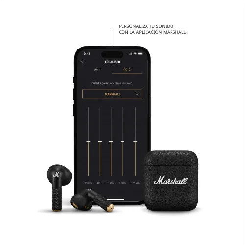 Vista 10 de Auriculares Marshall Minor IV realmente inalámbricos - Negro