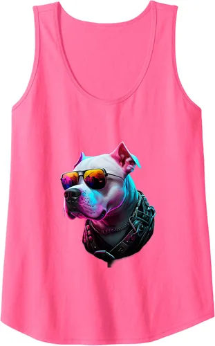 Vista 17 de Dogo Argentino Dogs Dogo Argentinos - Camiseta sin mangas, Negro