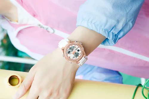 Vista 3 de KXAITO Women's Ladies Outdoor Waterproof Sports Watch Quartz Watch Fashion Bracelet Movement Analog-Digital Display Nurse Wrist Watches