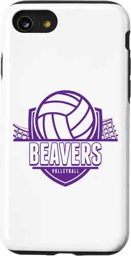 Vista 18 de Beavers Volleyball Back to School Spirit P Case for iPhone 17