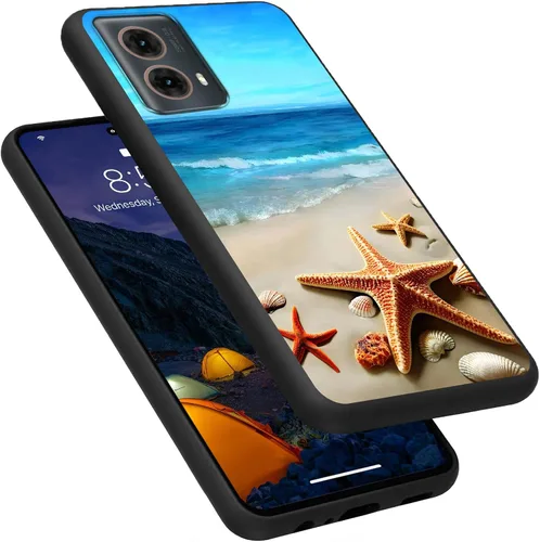 Vista 164 de Funda para Motorola Moto G Play 4G 2024, delgada y ligera, de silicona de TPU suave, color negro, ultrafina, para Motorola Moto G Play 4G 2024, Art