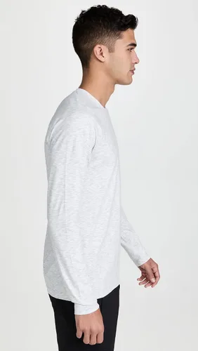 Vista 4 de Rhone Camisa de entrenamiento de manga larga para hombre, atlética, tela ultrasuave, absorbe la humedad, antiolor, protección solar UPF 50