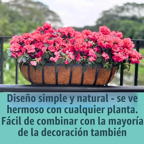 Vista 8 de LaLaGreen - Maceta rectangular de pared (24 pulgadas, paquete de 2) caja