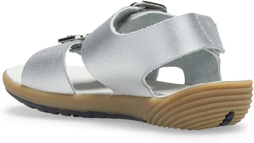Vista 3 de Merrell Sandalia unisex para niños Bare Steps, plateado