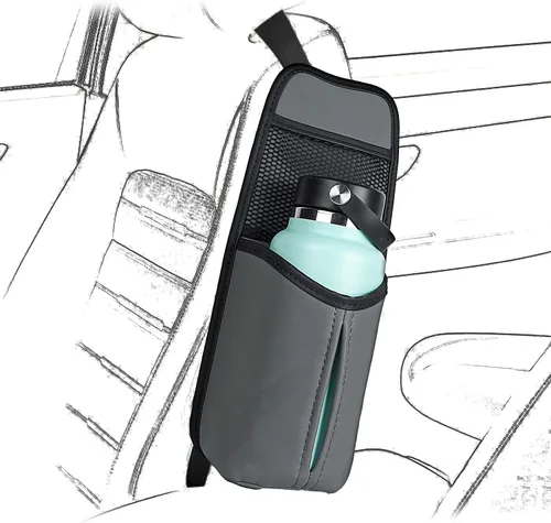 Vista 7 de Linkidea Organizador de botellas de agua laterales para asiento de Negro