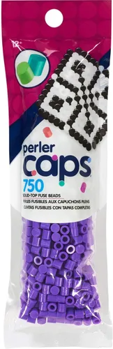 Vista 11 de Perler Cuentas fusibles de tapas sólidas, color negro, 750 piezas