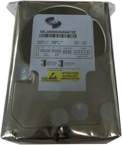 Vista 3 de White Label WL 4TB 7200RPM 64MB caché SATA 6.0Gb/s (grado empresarial) 3.5" disco duro (para servidor, RAID, NAS, DVR, PC de escritorio)