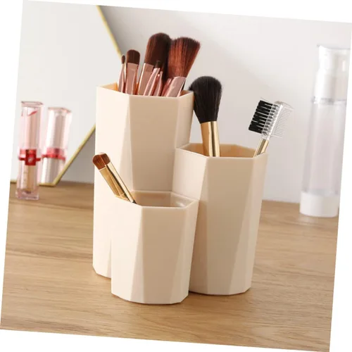 Vista 6 de TEHAUX 2 unids cosméticos cepillo titular artículos artículos titular accesorios para escritorio accesorios lápiz lápiz